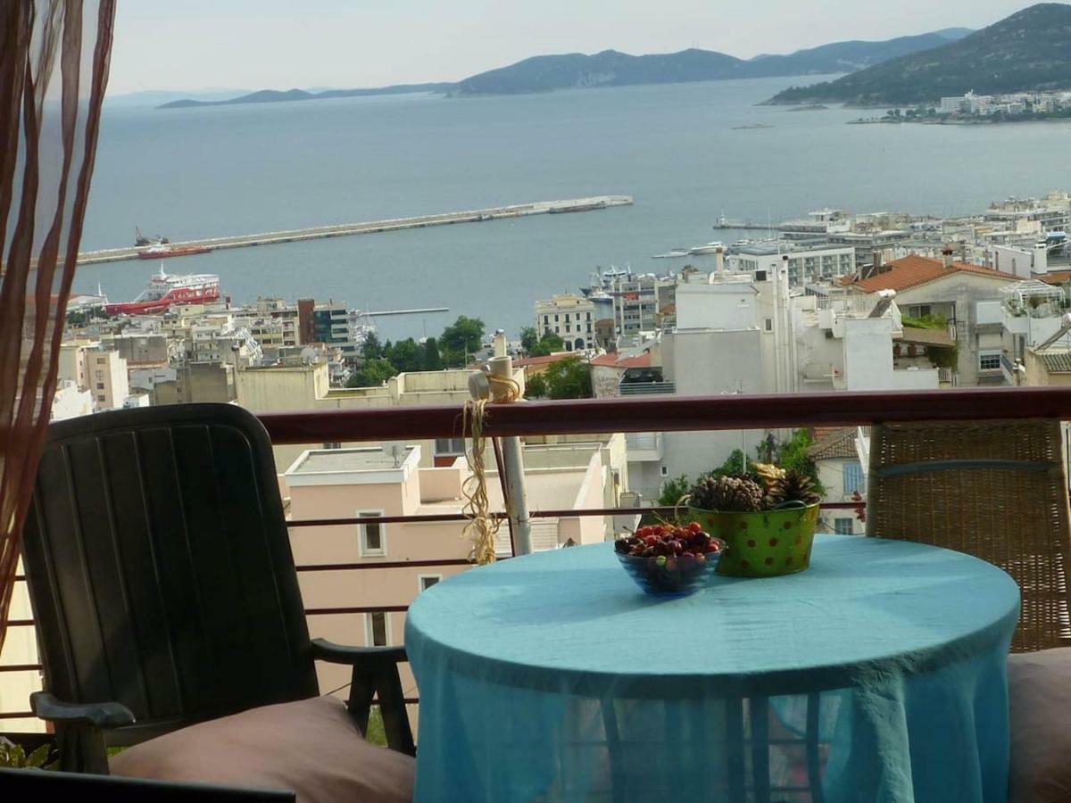 Apartment With Amazing View & Parking Kavala Bagian luar foto