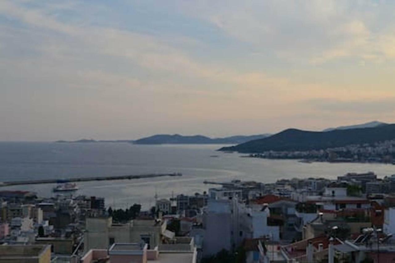 Apartment With Amazing View & Parking Kavala Bagian luar foto